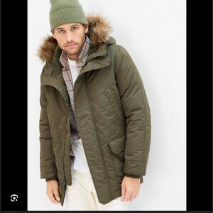 Gap Olive/Army Green Cold Control Max Snorkel Parka